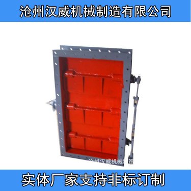 电动矩形风门的挡板可分为单挡板或双挡板或多板式